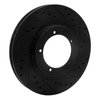 633-02018R Drilled/Slotted Brake Rotor [Black], 1986-1986 Porsche, Position: Front Right - image 2