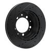 633-02020R Drilled/Slotted Brake Rotor [Black], 1986-1995 Porsche, Position: Rear Right - image 4