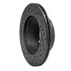 633-02022R Drilled/Slotted Brake Rotor [Black], 1987-1989 Porsche, Position: Front Right - image 4