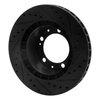 633-02023L Drilled/Slotted Brake Rotor [Black], 1989-1997 Porsche, Position: Front Left - image 4