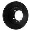 633-02023R Drilled/Slotted Brake Rotor [Black], 1989-1997 Porsche, Position: Front Right - image 2
