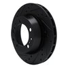 633-02031D Drilled/Slotted Brake Rotor [Black], 1991-1997 Porsche, Position: Rear Right - image 2