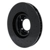 633-02084D Drilled/Slotted Brake Rotor [Black], Fits Select Multiple Makes/Models, Position: Left Front - image 4