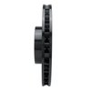 633-02085D Drilled/Slotted Brake Rotor [Black], Fits Select Multiple Makes/Models, Position: Right Front - image 3