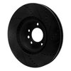633-02092L Drilled/Slotted Brake Rotor [Black], 2008-2009 Multiple Makes/Models, Position: Front Left - image 4