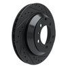 633-02130R Drilled/Slotted Brake Rotor [Black], 2019-2021 Porsche, Position: Rear Right - image 2