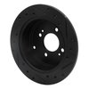 633-03002L Drilled/Slotted Brake Rotor [Black], 2006-2012 Multiple Makes/Models, Position: Rear Left - image 4