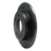 633-03010R Drilled/Slotted Brake Rotor [Black], 1997-2006 Kia/Hyundai/Genesis, Position: Rear Right - image 2