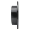 633-03011R Drilled/Slotted Brake Rotor [Black], 1999-2006 Kia/Hyundai/Genesis, Position: Rear Right - image 3