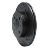 633-03012R Drilled/Slotted Brake Rotor [Black], 2000-2002 Kia/Hyundai/Genesis, Position: Front Right - image 2
