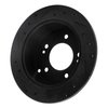 633-03014R Drilled/Slotted Brake Rotor [Black], 2001-2010 Kia/Hyundai/Genesis, Position: Rear Right - image 4