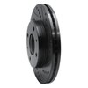 633-03015R Drilled/Slotted Brake Rotor [Black], 2001-2003 Kia/Hyundai/Genesis, Position: Front Right - image 2
