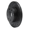 633-03018L Drilled/Slotted Brake Rotor [Black], 2003-2006 Multiple Makes/Models, Position: Front Left - image 2
