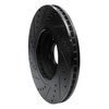 633-03019R Drilled/Slotted Brake Rotor [Black], 2004-2011 Kia/Hyundai/Genesis, Position: Front Right - image 4