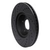 633-03020R Drilled/Slotted Brake Rotor [Black], 2005-2019 Kia/Hyundai/Genesis, Position: Front Right - image 4