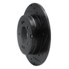 633-03021R Drilled/Slotted Brake Rotor [Black], 2005-2020 Kia/Hyundai/Genesis, Position: Rear Right - image 2