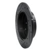 633-03021R Drilled/Slotted Brake Rotor [Black], 2005-2020 Kia/Hyundai/Genesis, Position: Rear Right - image 4