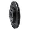 633-03023R Drilled/Slotted Brake Rotor [Black], 2007-2010 Kia/Hyundai/Genesis, Position: Front Right - image 2