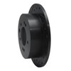 633-03024L Drilled/Slotted Brake Rotor [Black], 2007-2010 Kia/Hyundai/Genesis, Position: Rear Left - image 2