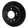 633-03029L Drilled/Slotted Brake Rotor [Black], 2009-2016 Kia/Hyundai/Genesis, Position: Rear Left - image 2