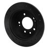 633-03029L Drilled/Slotted Brake Rotor [Black], 2009-2016 Kia/Hyundai/Genesis, Position: Rear Left - image 4