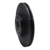 633-03030R Drilled/Slotted Brake Rotor [Black], 2009-2011 Kia/Hyundai/Genesis, Position: Front Right - image 2