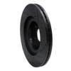 633-03034L Drilled/Slotted Brake Rotor [Black], 2010-2016 Kia/Hyundai/Genesis, Position: Front Left - image 4