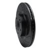 633-03034R Drilled/Slotted Brake Rotor [Black], 2010-2016 Kia/Hyundai/Genesis, Position: Front Right - image 2