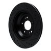 633-03035L Drilled/Slotted Brake Rotor [Black], 2011-2017 Kia/Hyundai/Genesis, Position: Rear Left - image 4
