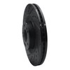 633-03036L Drilled/Slotted Brake Rotor [Black], 2011-2017 Kia/Hyundai/Genesis, Position: Front Left - image 2