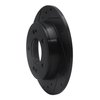 633-03037L Drilled/Slotted Brake Rotor [Black], Fits Select Kia/Hyundai/Genesis, Position: Rear Left - image 2