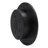 633-03046R Drilled/Slotted Brake Rotor [Black], 2007-2009 Kia/Hyundai/Genesis, Position: Rear Right - image 2