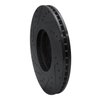 633-03047R Drilled/Slotted Brake Rotor [Black], 2007-2012 Kia/Hyundai/Genesis, Position: Front Right - image 4