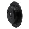 633-03048R Drilled/Slotted Brake Rotor [Black], 2007-2012 Kia/Hyundai/Genesis, Position: Rear Right - image 2