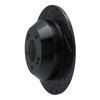 633-03050L Drilled/Slotted Brake Rotor [Black], 2010-2021 Kia/Hyundai/Genesis, Position: Rear Left - image 2