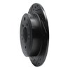 633-03052L Drilled/Slotted Brake Rotor [Black], Fits Select Kia/Hyundai/Genesis, Position: Rear Left - image 2
