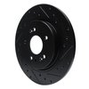 633-03060R Drilled/Slotted Brake Rotor [Black], Fits Select Kia/Hyundai/Genesis, Position: Rear Right - image 2