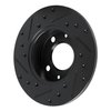 633-07000R Drilled/Slotted Brake Rotor [Black], 1966-1992 Multiple Makes/Models, Position: Front Right,Rear Right - image 4