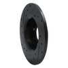 633-07001R Drilled/Slotted Brake Rotor [Black], 2009-2019 Mopar, Position: Rear Right - image 4