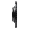 633-10002L Drilled/Slotted Brake Rotor [Black], 2017-2020 Kia/Hyundai/Genesis, Position: Rear Left - image 3