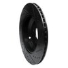 633-10002L Drilled/Slotted Brake Rotor [Black], 2017-2020 Kia/Hyundai/Genesis, Position: Rear Left - image 4