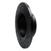 633-11000L Drilled/Slotted Brake Rotor [Black], 1974-1999 Land Rover, Position: Front Left - image 4