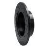 633-11002L Drilled/Slotted Brake Rotor [Black], 1974-2016 Land Rover, Position: Rear Left - image 4