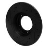 633-11002R Drilled/Slotted Brake Rotor [Black], 1974-2016 Land Rover, Position: Rear Right - image 4
