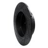 633-11008R Drilled/Slotted Brake Rotor [Black], 2003-2005 Land Rover, Position: Rear Right - image 4