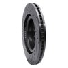633-11009R Drilled/Slotted Brake Rotor [Black], 2005-2009 Land Rover, Position: Front Right - image 4