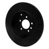 633-11010L Drilled/Slotted Brake Rotor [Black], 2005-2016 Land Rover, Position: Rear Left - image 4