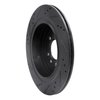 633-11010R Drilled/Slotted Brake Rotor [Black], 2005-2016 Land Rover, Position: Rear Right - image 4