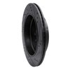633-11012L Drilled/Slotted Brake Rotor [Black], 2005-2007 Land Rover, Position: Rear Left - image 4