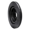 633-11015R Drilled/Slotted Brake Rotor [Black], 2006-2009 Land Rover, Position: Front Right - image 4